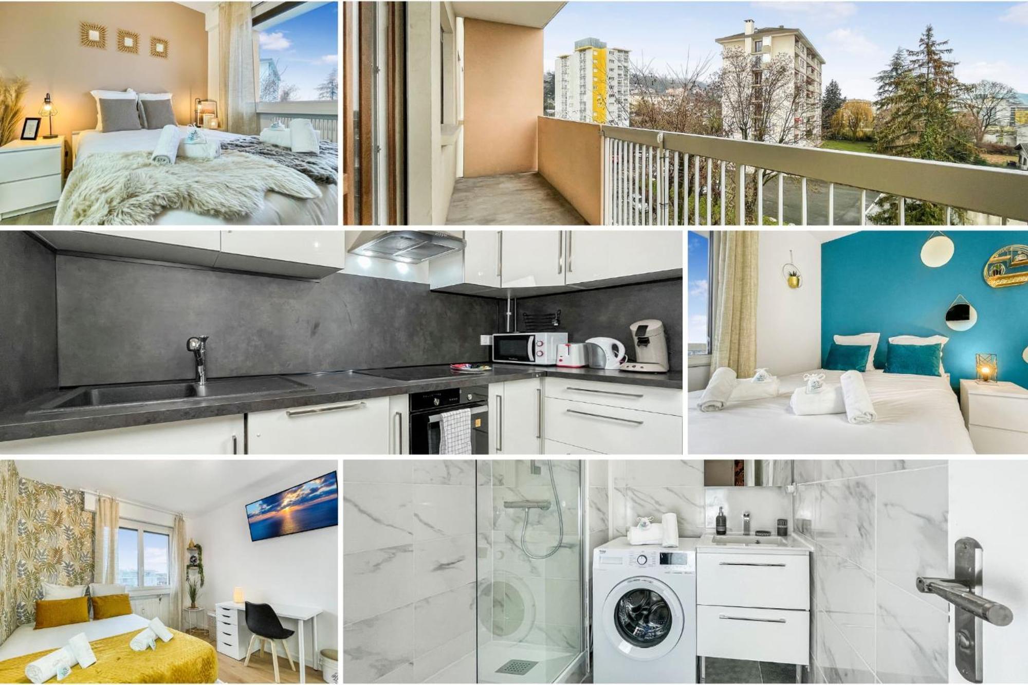 La Coloc Mugi: Upscale Shared Living with Private Rooms and Balcony Annemasse Exterior photo